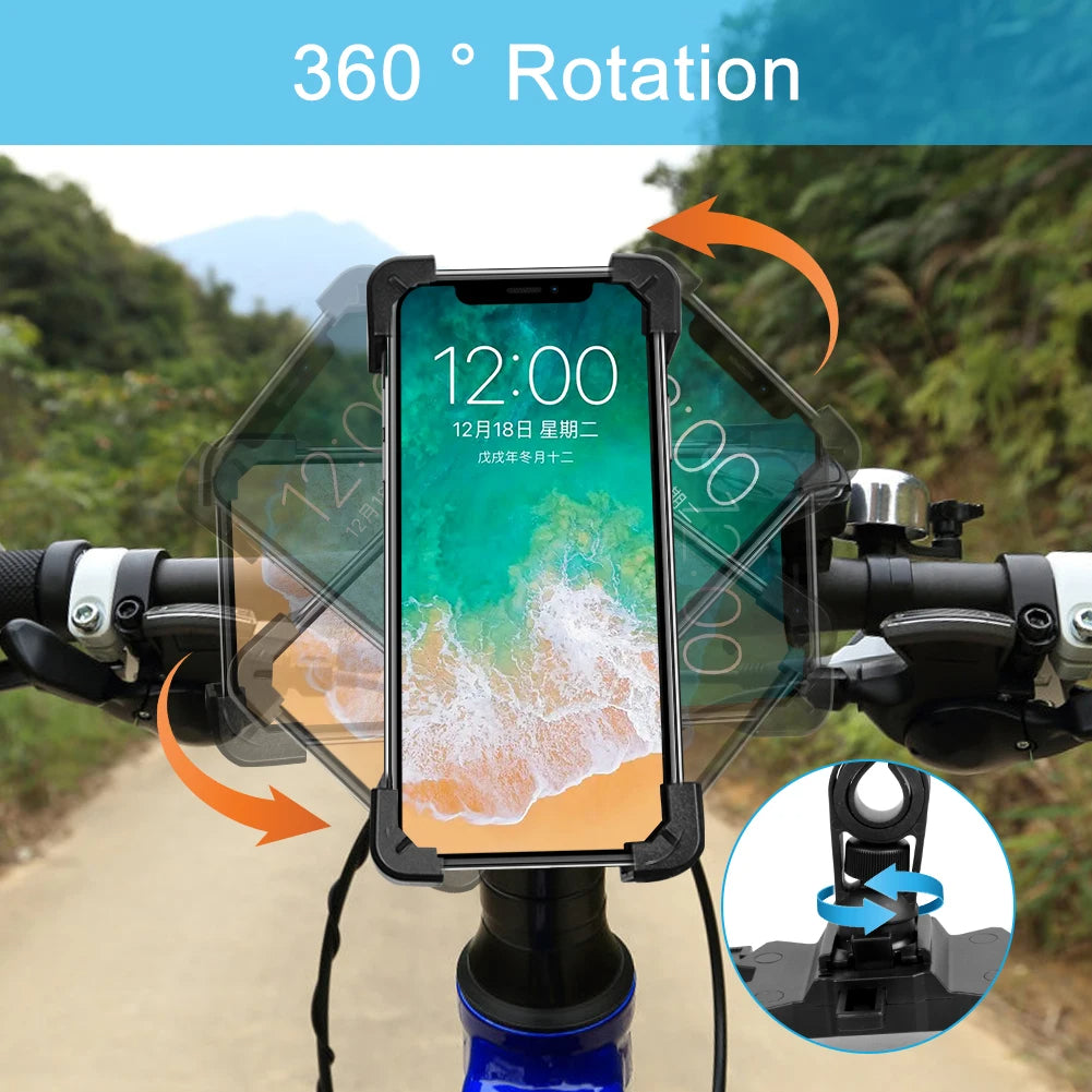 Support telephone velo rotation 360