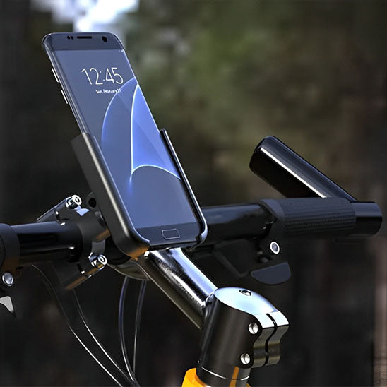 support telephone velo sur guidon velo route